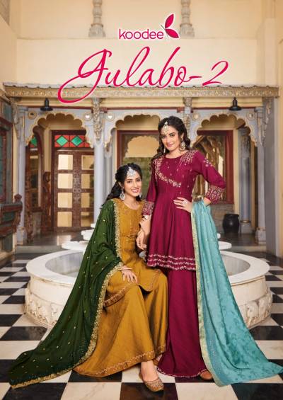 Gulabo Vol 2 By Koodee Designer Peplum Style Readymade Suit Collection
